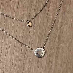 Pandora Double Heart Necklace